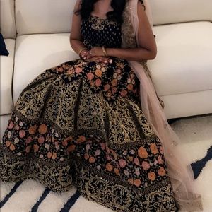 Navy Lehenga
